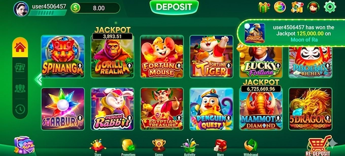 Lucky 866 Different Games