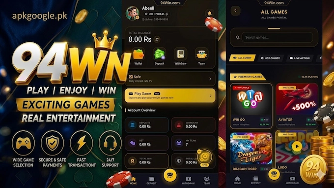94Win Different Gaming Surface
