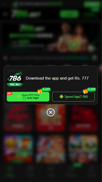 786BET Download & Install